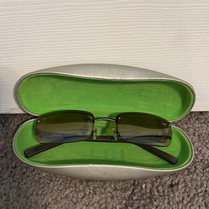 DKNY Brown Rectangle Sunglasses